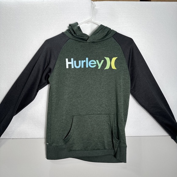 Hurley Polyester Boys L 14-16 Hooded Long Sleeve Shirt - Picture 2 of 15